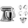 KitchenAid Küchenmaschine 5KSM175PSECU Artisan Kontur-Silber