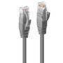 LINDY UTP Cat.6 Kabel, grey 3,0m LSOH, inkl. Testprotokoll (45404)