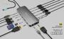 I-TEC USB-C Metal NanoDock 2xHDMI 1xUSB-C Video 1xGLAN 1xAudio/Mic 1xSD/microSD 1xUSB 3.2 3xUSB-C 3.