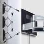 STARTECH.COM Robuste vollbewegliche TV-Wandhalterung fur Flachbildschirme bis 100 Zoll und 85 kg fla