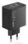 LENOVO Dual Power adapter GaN USB-C AC 100/240 V 65Watt output connectors: 2 black (40AW065BEU)