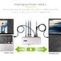 STARTECH.COM Dual Monitor USB-C KVM Dockingstation fur Zwei Laptops 2x 4K DisplayPort Dock/KVM Switc