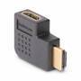 STARTECH.COM HDMI Winkelstecker Horizontaler 90 Grad HDMI 2.0 Port Saver/HDMI Adapter 4K 60Hz Stecke