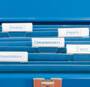 Dymo D1 Schriftband 12 mm x 7 m blau auf weiß              45014 Zubehör Beschriftungsgeräte