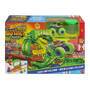 Mattel Hot Wheels Monster Trucks Mutant Chaos, Spielset Loop-Challenge mit Wreckin Wolf Spielzeug-T