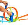 Mattel Hot Wheels Schnellstart- und Looping-Spielset mit Die-Cast-Spielzeugauto im Maßstab 1:64, Cra