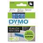 Dymo D1 Schriftband 12 mm x 7 m schwarz auf blau 45016 - Labels