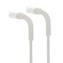 INTELLINET Cat6a F/FTP FlexiBoot Slim Patchkabel 1m grau 10G 500MHz LSZH Kupfer Litzendraht äusserst