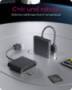 ICY BOX IB-CR301-U3 - CF,MicroSD (TransFlash),SD,SDHC,SDXC - Black - 5000 Mbit/s - Aluminum - USB 3.2 Gen 1 (3.1 Gen 1) - 44 g