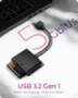 ICY BOX IB-CR301-U3 - CF,MicroSD (TransFlash),SD,SDHC,SDXC - Black - 5000 Mbit/s - Aluminum - USB 3.2 Gen 1 (3.1 Gen 1) - 44 g