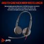 HP Poly Blackwire 3225 Stereo USB-C Headset +3.5mm Plug +USB-C/A Adapter (8X229AA)