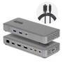 STARTECH.COM USB4 Docking Station Driverless Dual 4K for macOS and Windows Universal USB-C Dock with