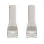 INTELLINET Cat6a F/FTP FlexiBoot Slim Patchkabel 1,5m grau 10G 500MHz LSZH Kupfer Litzendraht äusser