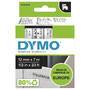 Dymo D1 Schriftband 12 mm x 7 m schwarz auf transparent    45010 Zubehör Beschriftungsgeräte