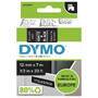 Dymo D1 Schriftband 12 mm x 7 m weiß auf schwarz           45021 Zubehör Beschriftungsgeräte