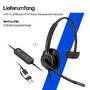 HP Poly Mission 415 Monaural USB Wired Headset WW (C01B2AA#AC3)