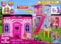 Mattel Barbie Chelsea Pop-up-Puppenhaus mit Puppe und über 15 Accessoires, Haus erweitert sich auf ü