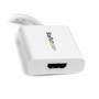 StarTech.com Mini DisplayPort to HDMI Video Adapter Converter - White - 0.12 m - Mini-DisplayPort - HDMI - Male - Female - Straight