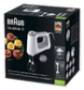 Braun MultiMix 5 HM 5137 - Hand mixer - Grey,White - Beat,Knead,Mixing - Buttons,Rotary - 0.5 L - Stainless steel