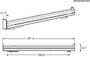 AEG Power Solutions TR3LV - Oven rail - Silver - 383 mm - 14 mm - 32 mm - 1.5 kg