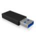 ICY BOX IB-CB015 - USB Type-C 3.1 (Gen 2) - USB Type-A 3.1 (Gen 2) - Black