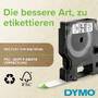 DYMO D1  Schriftband 43613   6mmx7.0m schwarz->weiß (S0720780)