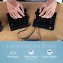 R-GO Tools R-Go Tastatur Split   Break US-Layout     verkabelt  schwarz (RGOSP-USWIBL)