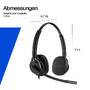 HP Poly Mission 425 Stereo USB Wired Headset Bulk WW (C01B6A6#AC3)
