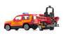 SIKU 1608 Land Rover Defender mit Boot