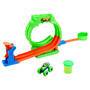 Mattel Hot Wheels Monster Trucks Mutant Chaos, Spielset Loop-Challenge mit Wreckin Wolf Spielzeug-T