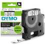 Dymo D1 Schriftband 12 mm x 7 m schwarz auf weiß           45013 Zubehör Beschriftungsgeräte