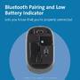 Kensington Pro Fit Bluetooth Compact Mouse - Ambidextrous - Bluetooth - Black