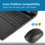 Kensington Pro Fit Bluetooth Compact Mouse - Ambidextrous - Bluetooth - Black