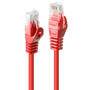 Lindy Rj45/Rj45 Cat6 3m - 3 m - Cat6 - U/UTP (UTP) - RJ-45 - RJ-45 - Red