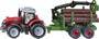 SIKU 1134 Massey Ferguson mit Forstanhänger
