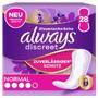 Multipack 4x Always Discreet Inkontinenz-Slipeinlagen Normal Stück 28
