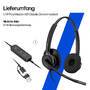 HP Poly Mission 425 Stereo USB Wired Headset WW (C01B6AA#AC3)