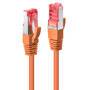 Lindy Cat.6 S/FTP 7.5m - 7.5 m - Cat6 - S/FTP (S-STP) - RJ-45 - RJ-45 - Orange