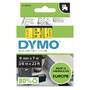 Dymo D1 Schriftband 9 mm x 7 m schwarz auf gelb           40918 Zubehör Beschriftungsgeräte