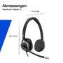 HP Poly Mission 615 Monaural USB Wired Headset WW (C01C3AA#AC3)