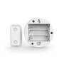 Nedis Drahtloses Türklingel Set / Batteriebetrieben / 4.5 V DC / 1x CR2032 / Lautstärke: 80 dB / Signalreichweite: 150 m / 60 Melodien / 1 Empfänger / Weiss