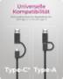 ICY BOX IB-LAN301-C3 USB Type-C / Type-A zu LAN Kabel und Adapter -Computer-
