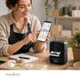 Nedis Drucker / Einschlussloser Druck / Schwarz / Weiß / Bluetooth® / 200 dpi / Bilder / Etiketten / Mobile Fotografie / Schwarz