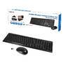 LogiLink ID0104 - Full-size (100%) - Wireless - RF Wireless - QWERTZ - Black - Mouse included