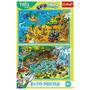 Trefl S.A. Puzzle 2 x 70  Tiere