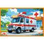 Trefl S.A. Puzzle 2 x 24  Feuerwehr / Rettungswagen