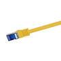 Logilink Patchkabel Ultraflex, Cat.6A, S/FTP, gelb, 1 m (C6A037S)