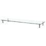LogiLink BP0060 - Freestanding - 20 kg - Height adjustment - Stainless steel - Transparent