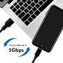 Logilink USB-C Kabel 3.2 Gen1, C/M zu USB-A/M, schwarz 0,5m (CU0167)