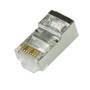 LogiLink MP0070 - RJ-45 - Silver - Cat6a - S/UTP (STP) - Gold - 6.5 mm